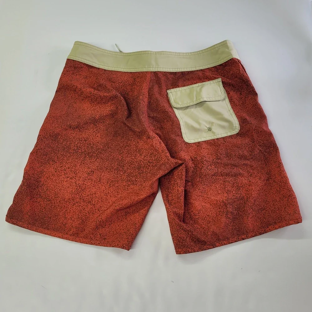 Fox Racing Board Shorts Mens 30 Atomic Orange‎ Speckle Print Next Level 18 Inch